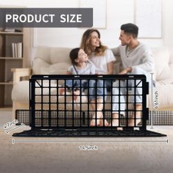 36 PCS Under Couch Blockers for Bed Couch Furniture Underneath Stop from Getting Under The Sofa (Black Plastic)