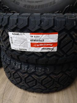 New set of tires 275 55 20 GRIPMAX