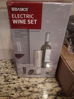 EZBASICS Electric Wine Set