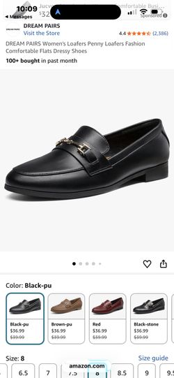 Black leather loafers with gold hardware #leatherloafers