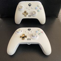 2- PowerA Enhanced Xbox Controllers