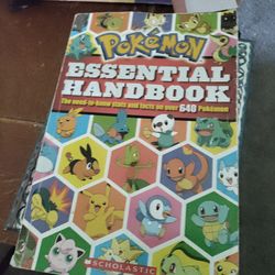 POKEMON ESSENTIAL HANDBOOK (640 POKEMON).      PICK ⛏️ UP ONLY