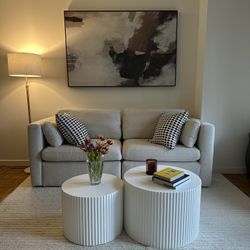 Couch For Living Room Bedroom Office Great Fabric Soft And Cozy Modular Sectional