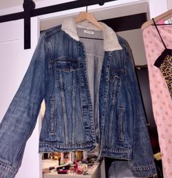Oversized denim jacket