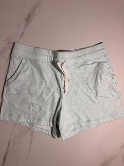 Light Blue Drawstring Sweat Shorts