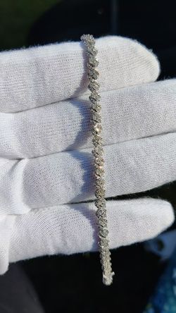 Natural Diamond Tennis Bracelet 