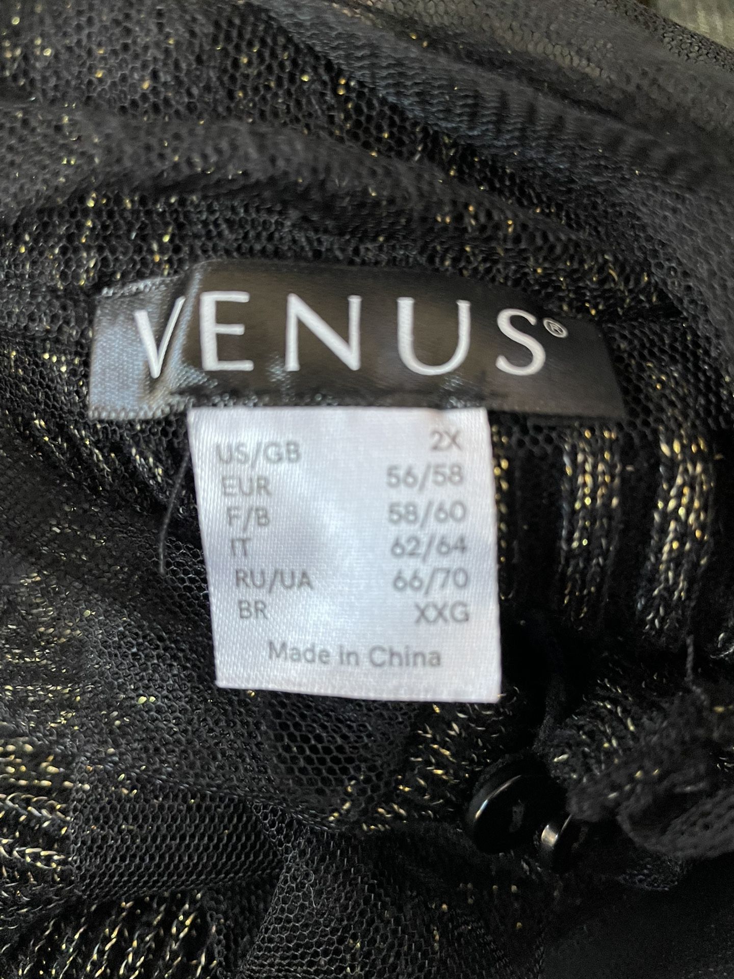 Venus Gold And Black Dress