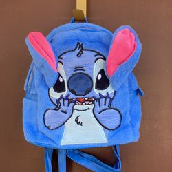 Disney Stitch Blue Small Mini Backpack Bag…