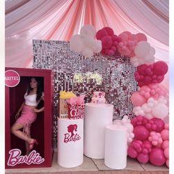 Barbie Balloon Garland 
