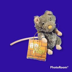Gund Harry Potter Edition Scabbers Rat Mouse 8.5" Plush