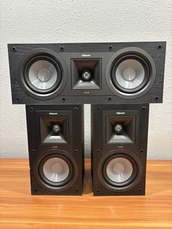 Klipsch Icon center channel and bookshelf speakers