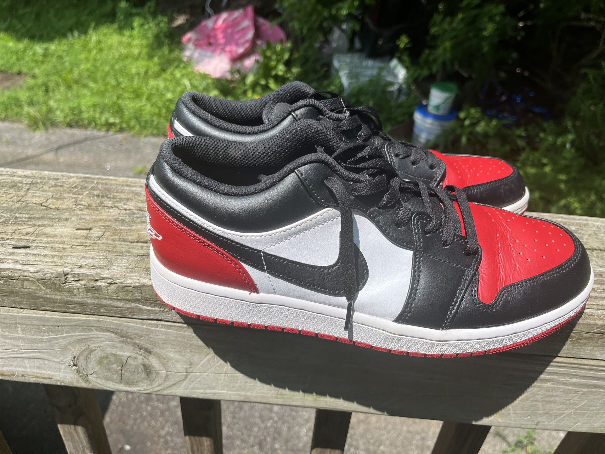 AIR JORDAN 1 LOW “BRED” SIZE 10
