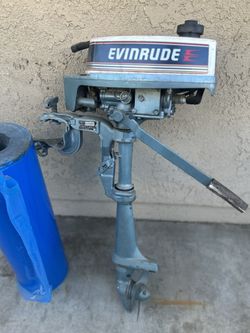 2 HP Evinrude Outboard engine.