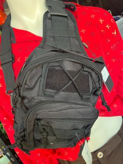 Black Tactical Sling Bag