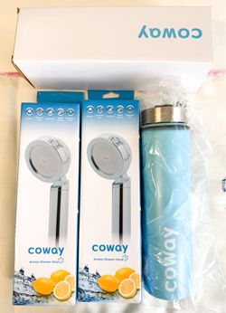 #Brand New 2 Coway Aroma Shower Head & tumbler /$35 for 3