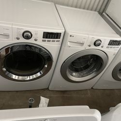 Lg Set Washer And Dryer / 🔌Comes with 2 month warranty 📆LOCATED AT:📍📍 5200 E 10TH AVENUE TAMPA FL 33619PHONE 📲 813~473~0570