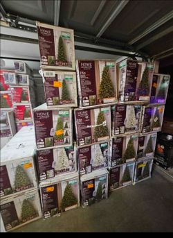 Christmas tree and decor