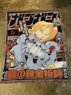 Full Metal Alchemist Anime Woven Tapestry/Rug/Blanket