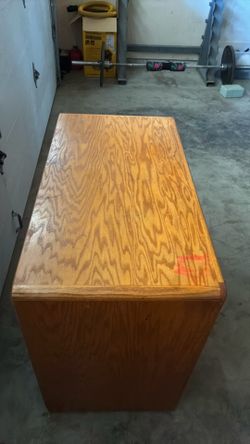 Wood desk