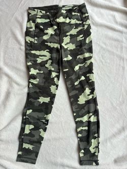 Lululemon Camo Print Athletic Leggings with Zip Pockets