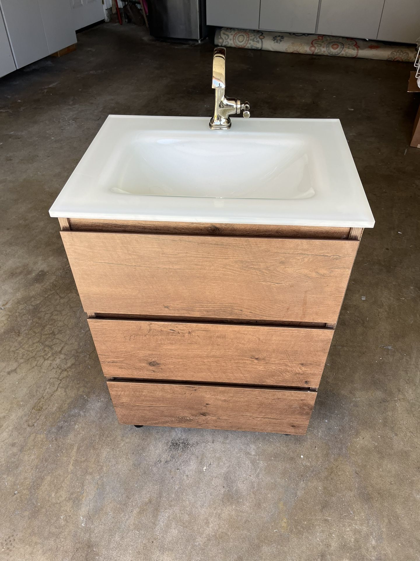 24” Bathroom Vanity With Sink & Kohler Faucet