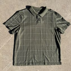 Green Van Heusen Quarter Button Up 