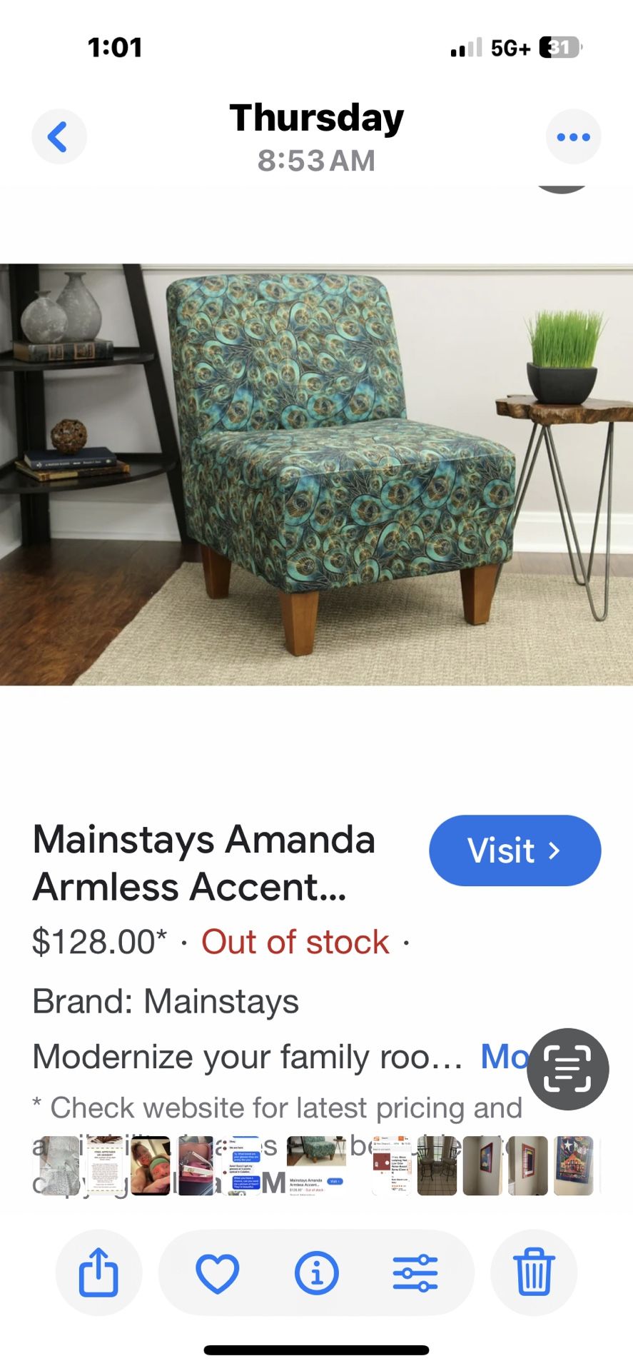 Amanda chair slipper style I Bought This Chair