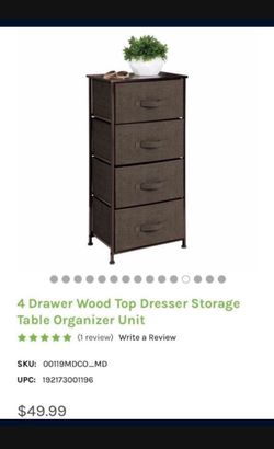 4 Drawer Storage Organizer 