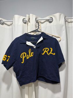 Polo cropped shirt size medium