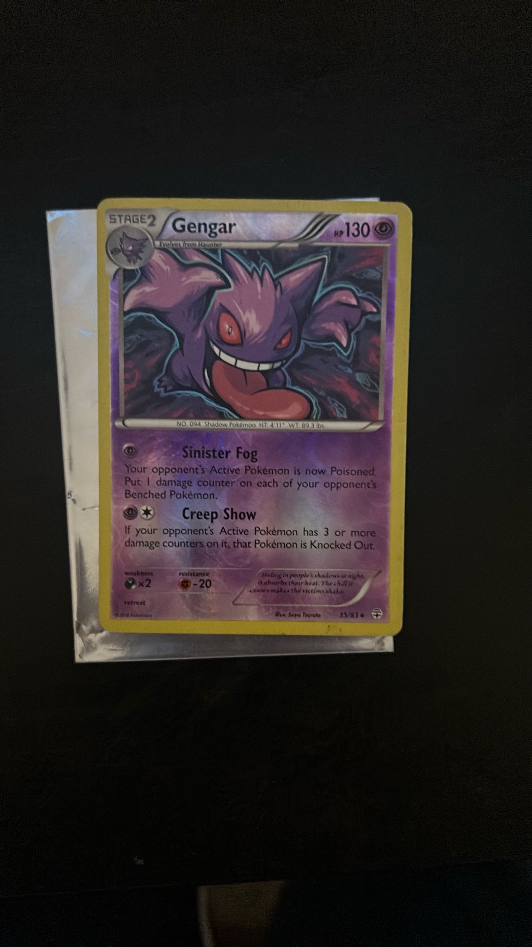 Gengar Breakthrough Holo Rare