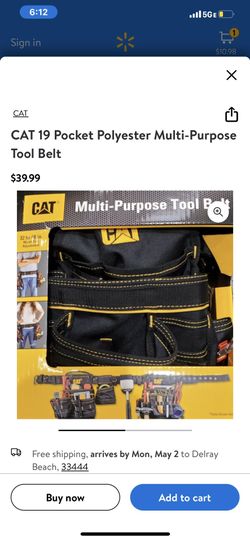 (12) CAT Heavy Duty Multipurpose Tool Belts