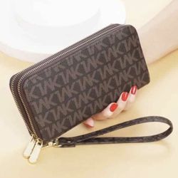 DOUBLE ZIPPER LONG WOMEN WALLET