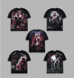 Darc sport MARVEL "MYSTERY" PREMIUM OVERSIZED TEE IN BLACK