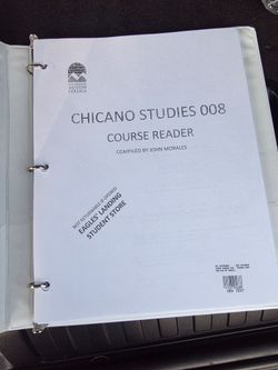 Chicano Studies 008 Mission College