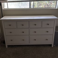 White bedroom dresser