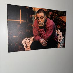 Custom Mac Miller Print On Canvas 