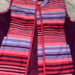 Gymboree Girl's Sleeveless Puffer Jacket Vest Size L (10-12) Gymgo Athletic