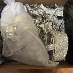 New in box poster girl sequin shoes