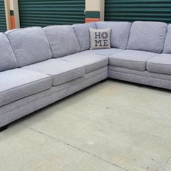 Grey Sectional Couch Delivery Available 