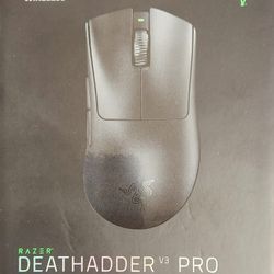 Razer Deathadder v3 Pro (BLACK) Ultra Lightweight Wireless Ergonomic Mouse