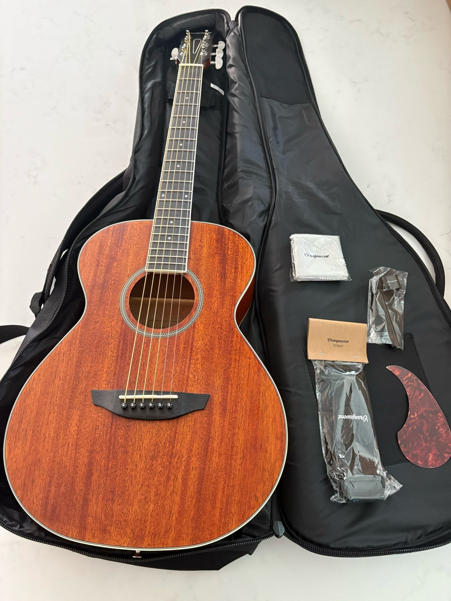 Orangewood Dana Mini 6 String Acoustic Guitar