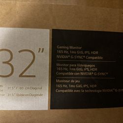 32’ LG ultra gear monitor 
