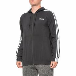 Mens Adidas Essentials 3-Stripes Woven Windbreaker