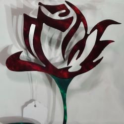 Custom Red Rose Metalwork 