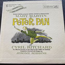 Vintage 1962 Mary Martin "Peter Pan" Original Cast LP- RCA Victor (PR-136)