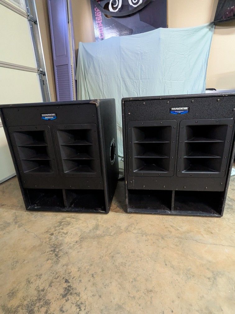 For Sale: Pair of Mackie SWA1801 18″ Powered Subwoofers – $1,000 OBO
