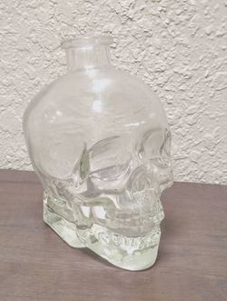 Skeleton Head Table Decor Clear Glass Skull Decanter Bottle Crystal Head Vodka