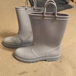 Rain Rubber Boots, Kids Size 1