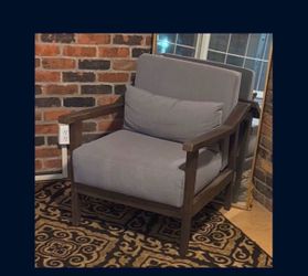 Bobs Furniture Blue Lounge Chair