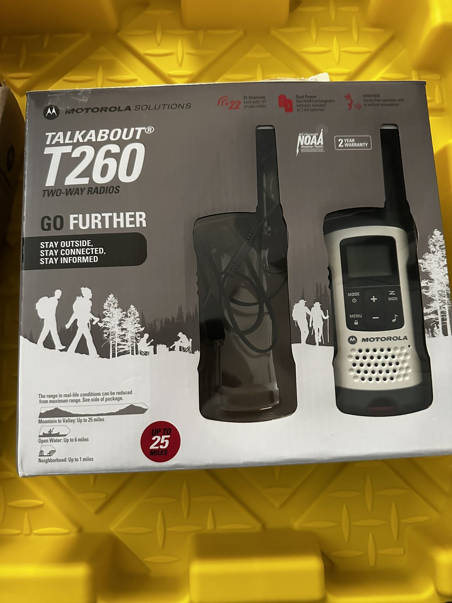 Motorola Walkie Talkie’s T260